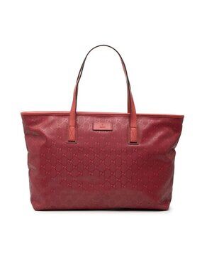 Gucci GG Imprime Red Pink Leather